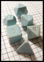 Dice : Dice - DM Collection - Armory Blue Opaque 2nd Generation A Set